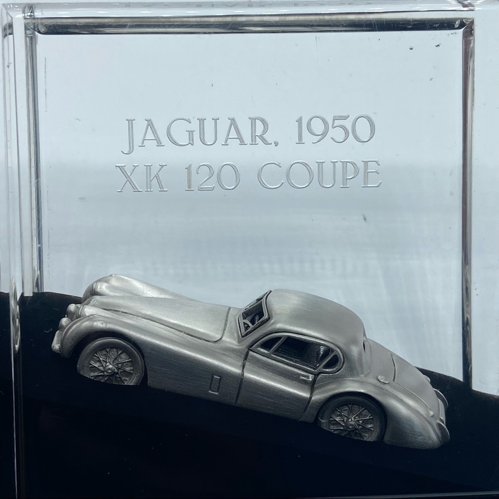 Jaguar 1950 XK 120 Coupe Collectible Car Glass Display Case - Picture 1 of 9